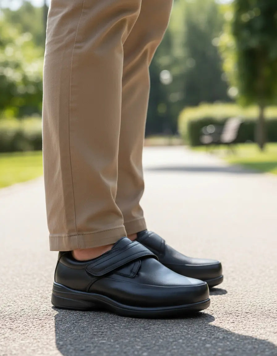 Zapato de Dama De Piel Negro 307