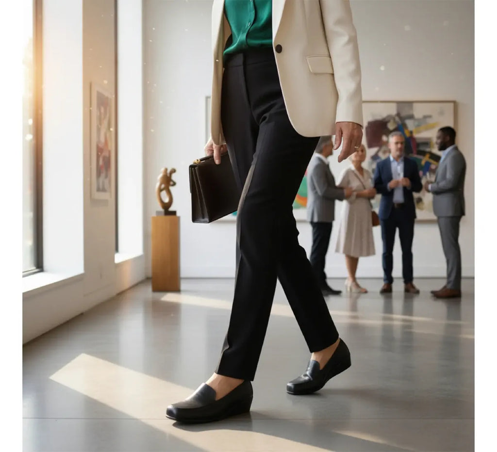 Zapato Piel Negro de Dama 641