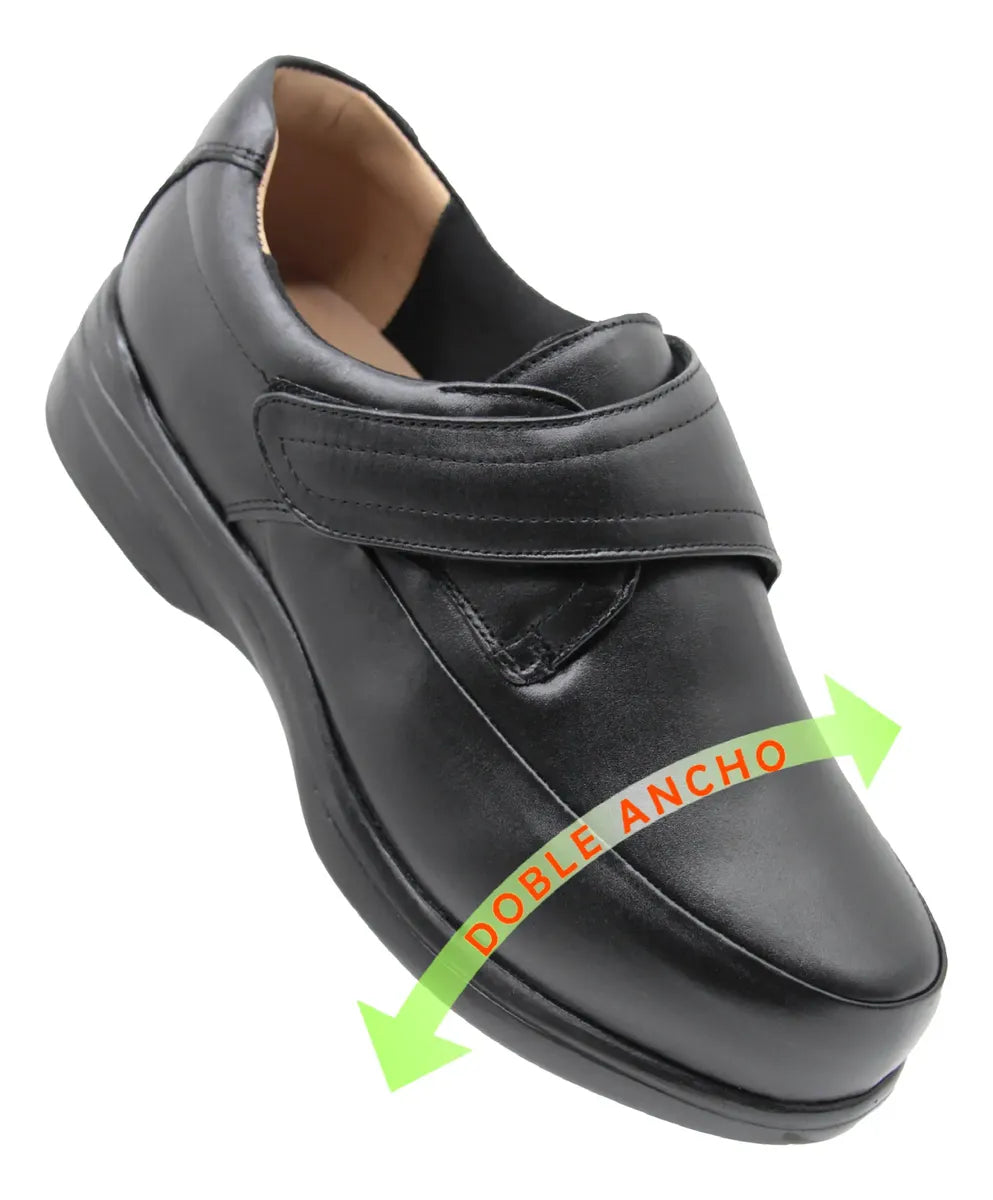 Zapato de Dama De Piel Negro 307