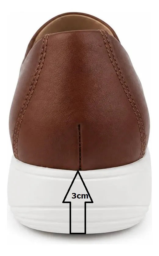 Dama Zapato de Piel 643 COGNAC