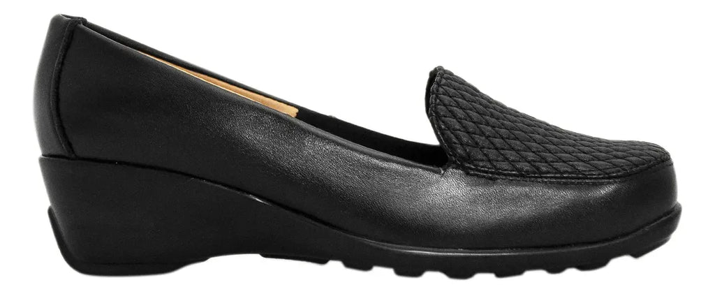 Zapato de Piel Negro de Dama 643C