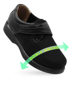 Zapato de Piel de Caballero ajustable Negro 350