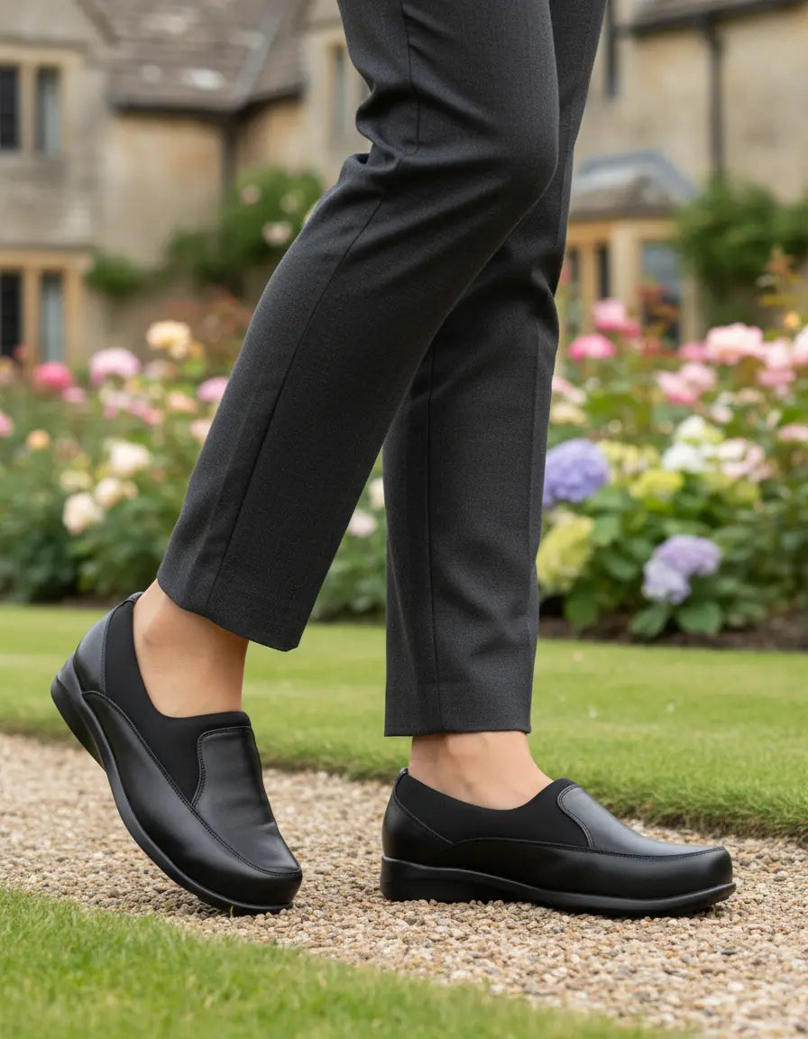 Zapato de Dama de Piel Negro 640