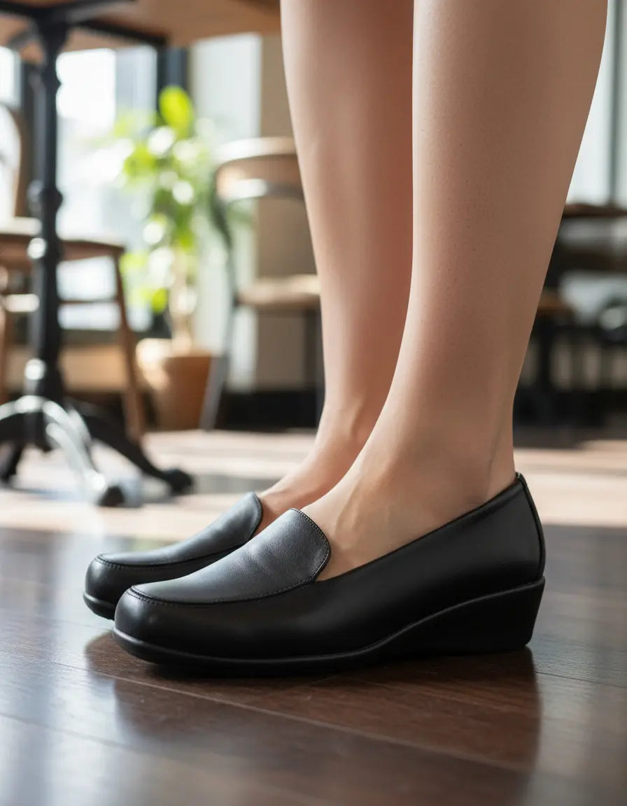 Zapato Piel Negro de Dama 641
