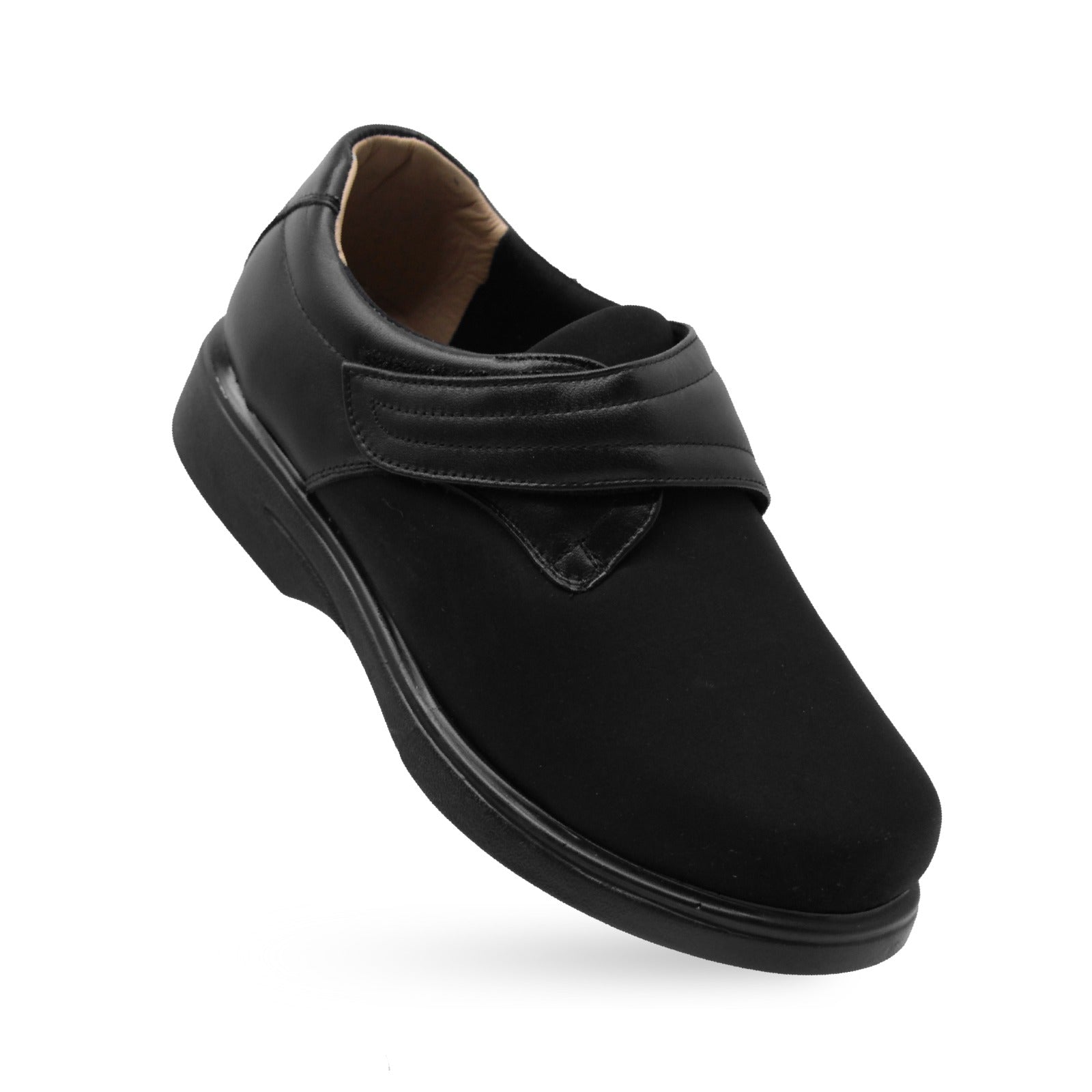 Zapato de Piel de Caballero ajustable Negro 350