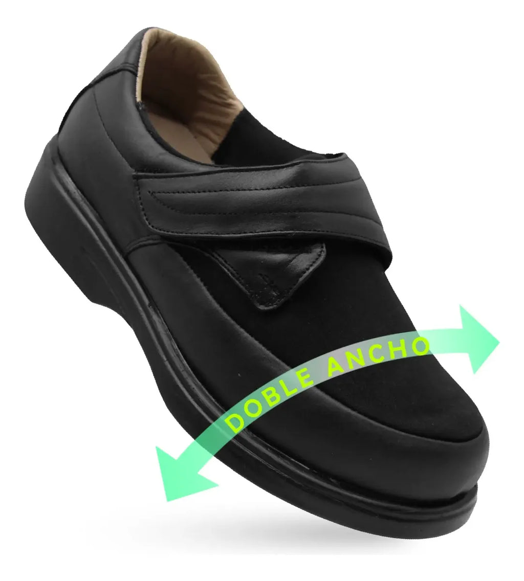 Zapato Negro de Caballero 343 Ajustable