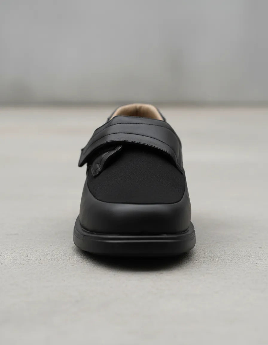 Zapato Negro de Caballero 343 Ajustable