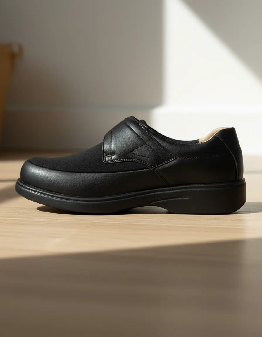 Zapato Negro de Caballero 343 Ajustable