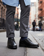 Zapato de Piel negro de Caballero 355